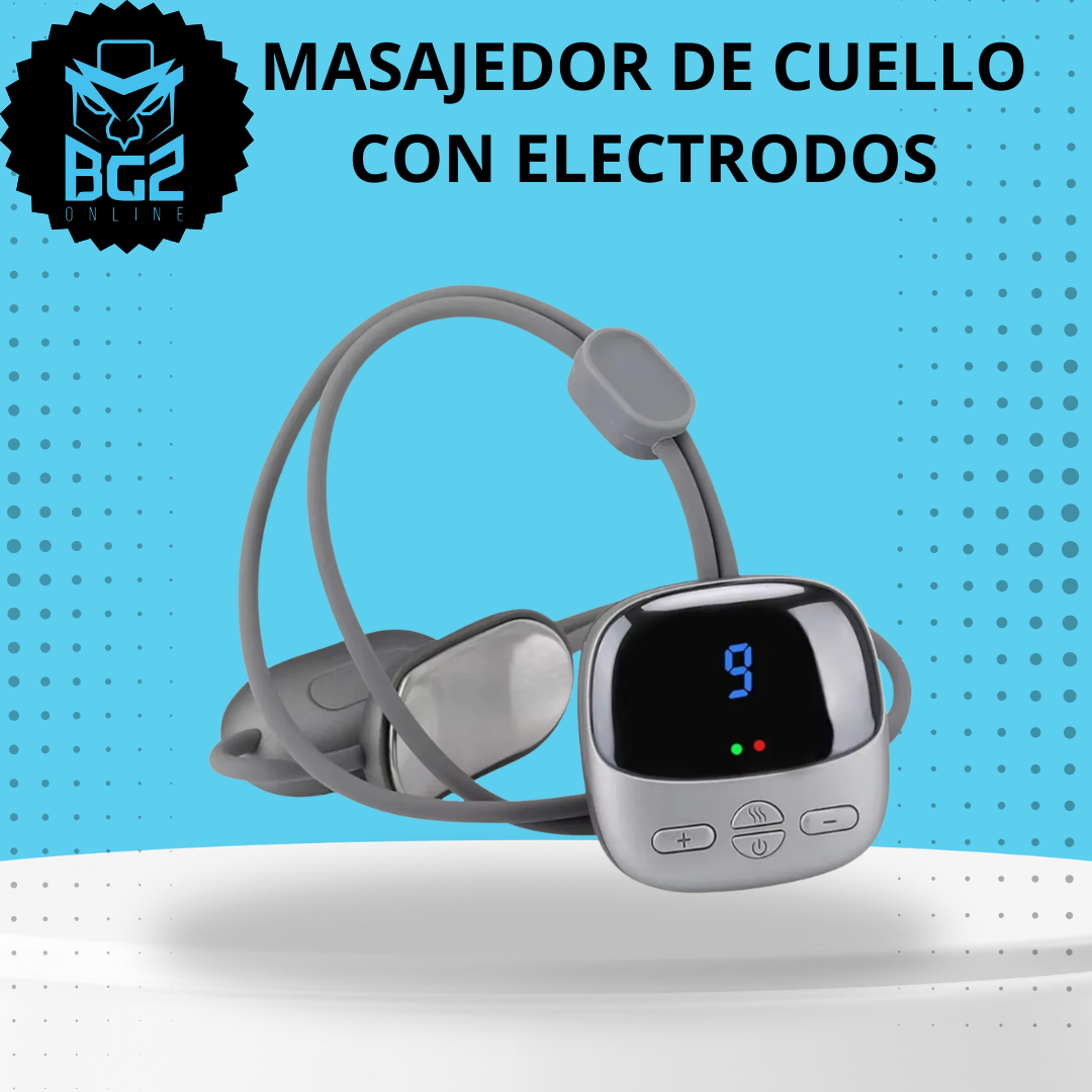MASAJEDOR DE CUELLO CON ELECTRODOS